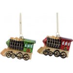 Kaeming Vánoční ozdoba LOKOMOTIVA 10,5x4,5x8cm 2 druhy KSD – Hledejceny.cz