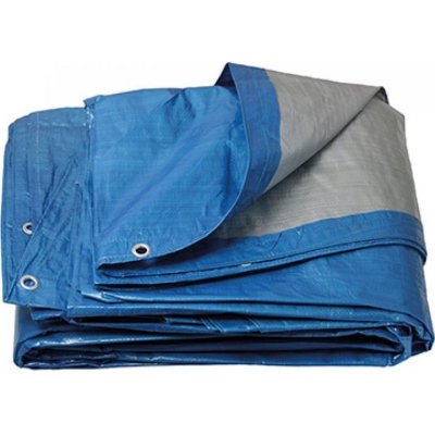 Festa PE plachta zakrývací kulatá 5-5. 5m 120g/1m2 modro-stříbrná FES-25005 – Zboží Dáma