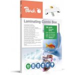 PEACH laminovací Combi Box 100, lam. fólie 20ks A4, 20ks A5, 20ks A6, 40ks vizitka, 80 mic – Zbozi.Blesk.cz