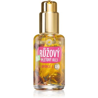 Purity Vision Bio Růžový olej na pokožku s opuncií a Q10 45 ml – Sleviste.cz