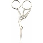 Nůžky čáp stříbrné 12cm – Zbozi.Blesk.cz