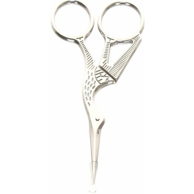Nůžky čáp stříbrné 12cm – Zbozi.Blesk.cz