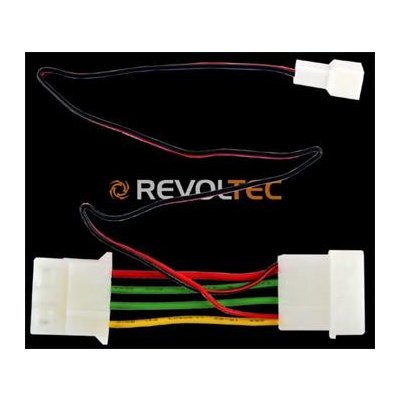 Revoltec 3pin to 4pin AdapterCable 12V to 7V (RC021)