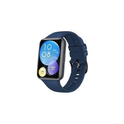 FIXED silikonový řemínek pro Huawei Watch FIT 2, modrá FIXSSTB-1055-BL – Zbozi.Blesk.cz