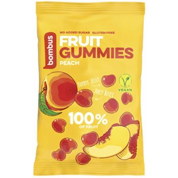 Bombus Fruit gummies broskev 35 g