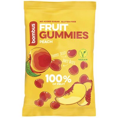 Bombus Fruit gummies broskev 35 g