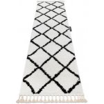 Dywany Luszczow Berber CROSS bílá – Zboží Mobilmania