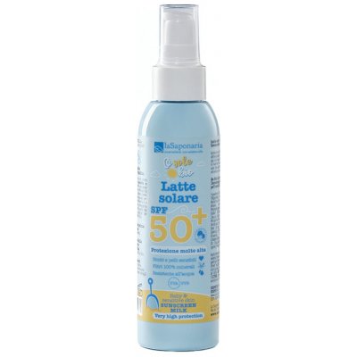 laSaponaria Opalovací mléko pro děti a citlivou pokožku SPF 50+ BIO 125 ml – Zbozi.Blesk.cz