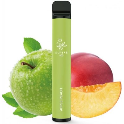 Elf Bar 600 Apple Peach 10 mg 600 potáhnutí 1 ks – Hledejceny.cz