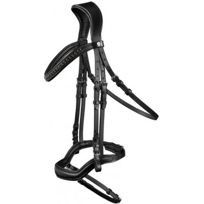 WALDHAUSEN Uzdečka X-Line New Shape II. s anatomickým nánosníkem černá – Zboží Dáma