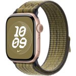 Apple Watch 40mm zeleno-šedý provlékací sportovní řemínek Nike MC1H4ZM/A – Zboží Živě