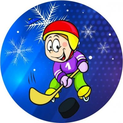 Emblém barevný EM420 hokej