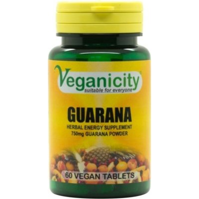 Veganicity Guarana 750 mg 60 tablet – Hledejceny.cz