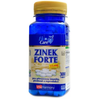 Vitaharmony Eko Zinek Forte 25 mg 300 tablet – Hledejceny.cz