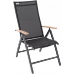 Doppler EXPERT WOOD antracit, polohovací křeslo – Zboží Mobilmania