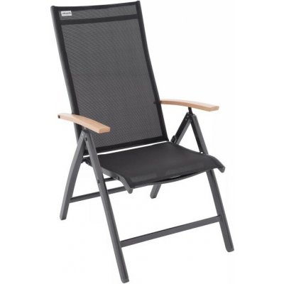 Doppler EXPERT WOOD antracit, polohovací křeslo – Zboží Mobilmania