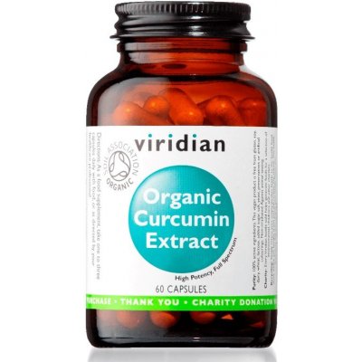 Curcumin Extract 60 kapslí Organic (Kurkumin)