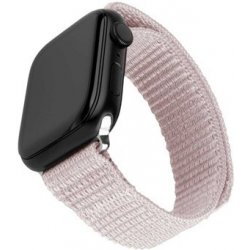 FIXED Nylon Sporty Strap nylonový řemínek pro Apple Watch 42 / 44 / 45mm růžově zlatý FIXNST2-434-ROGD