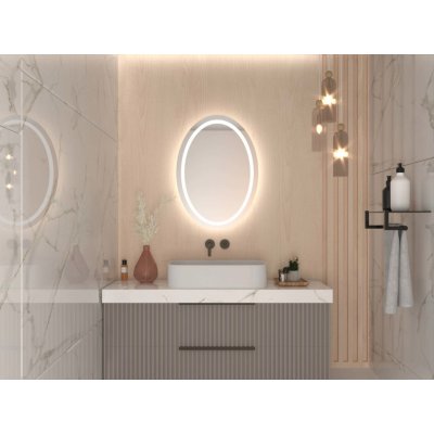 Artalo Oválné LED zrcadlo do koupelny A13 71 x 100 cm – Hledejceny.cz