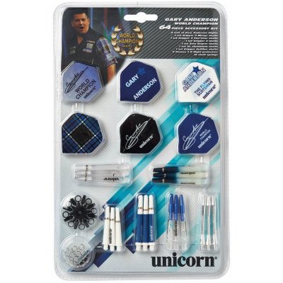 Unicorn World Champion Accessory Kit Gary Anderson 64 Piece – Zboží Dáma