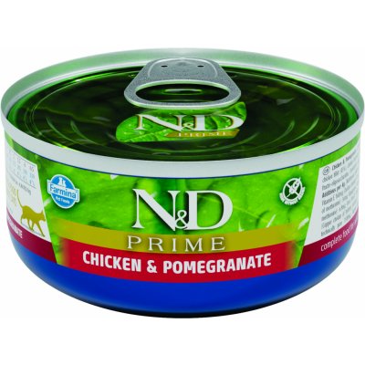 N&D GF Cat Prime Adult Chicken & Pomegranate 80 g – Zboží Mobilmania