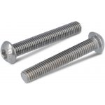 INOX ISO 7380-1 šrouby s půlkulatou hlavou a vnitřním 6-hr, celý závit, nerez A2 Varianta: ISO 7380-1 šroub půlkulatá hlava na imbus, celozávit, nerez A2 M6X55/55 – Hledejceny.cz