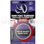 Den Braven High Tack Clear Oboustranná páska B8230BD 19 mm x 2,5 m – Zbozi.Blesk.cz