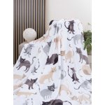 MKLuzkoviny.cz Deka mikroplyš Kočičky 150x200 – Zboží Dáma