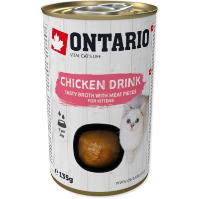 Ontario Cat Kitten Drink Chicken 135 g – Hledejceny.cz
