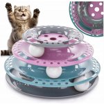 Trixie interaktivní hračka pro kočky Kruhová věž s míčky 25 x 13 cm – Zbozi.Blesk.cz