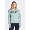 Dámská mikina Gant REL LOGO C-NECK SWEAT modrá