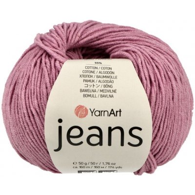 YarnArt Jeans 65 tmavě levandulová – Zbozi.Blesk.cz