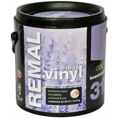 Barvy a laky Hostivař REMAL vinyl color 310 levandulově fialová 3,2 kg