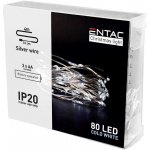 Entac Nano LED vánoční řetěz 1m vnitřní studené světlo 20 LED na baterie AA – Zbozi.Blesk.cz