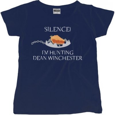 tričko s potiskem Hunting Dean Winchester Černá