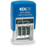 Colop Mini dater S160/L1 ZAPLACENO Modrý polštářek 2barvy – Zboží Živě