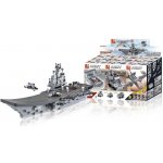 Sluban B0537 Aircraft Carrier Letadlová loď 9v1 1001 ks – Zboží Dáma