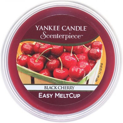 Yankee Candle Scenterpiece Meltcup vosk Black cherry 61 g – Zbozi.Blesk.cz