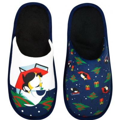 Frogies Penguins pánske pantofle černá modrá – Zboží Dáma
