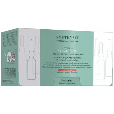 FarmaVita Amethyste ADVANCE STIMULATE Hair Loss Control Lotion - proti vypadávání vlasů 12x8 ml – Zboží Dáma