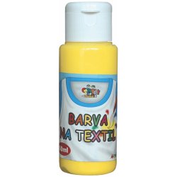 barva na textil 60 ml barva 2 žlutá