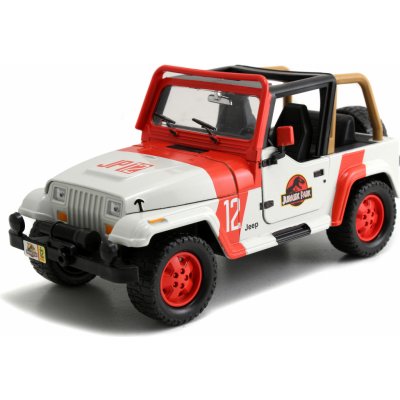 Jada Toys | Jurassic Park Diecast Model 1992 Jeep Wrangler 1:24 – Hledejceny.cz