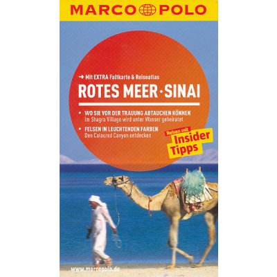 Marco Polo reisefuhrer edice průvodce Rotes Meer, Sinai německy