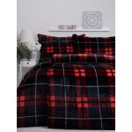 MKLuzkoviny.cz Povlečení mikroplyš Exclusive Scot červené 140x200 70x90 – Hledejceny.cz