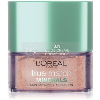 L'Oréal Paris True Match Minerals pudrový make-up 3.N Creme Beige 10 g od  139 Kč - Heureka.cz