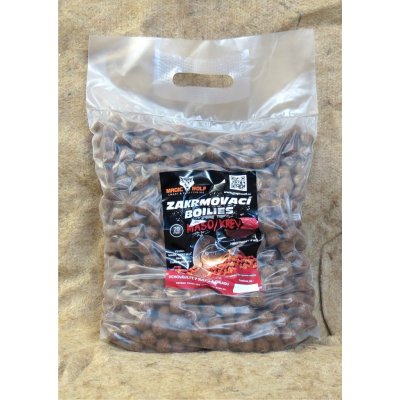 Magic Wolf boilies 5 kg 20 mm Maso / Krev – Zboží Dáma