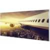 Obraz akrylový obraz Letadlo City West 100x50 cm