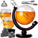 Malatec Dárková sada Karafa na Whisky "Globus" + příslušenství – Hledejceny.cz