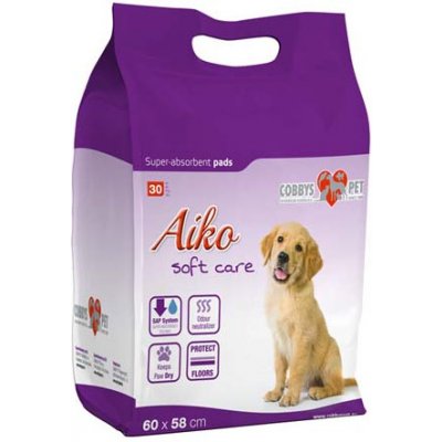 Cobby`s Pet Aiko Soft Care pleny pro psy 60 x 58 cm 30 ks – Hledejceny.cz