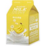 A’Pieu Banana Milk One-Pack vyživující jednorázová bavlněná maska s výtažky mléka a banánů 21 g – Zboží Dáma